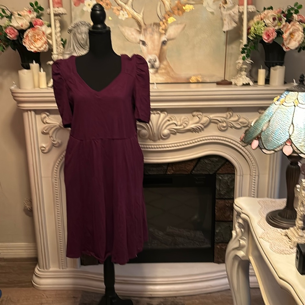 00 Torrid mulberry t dress with pockets